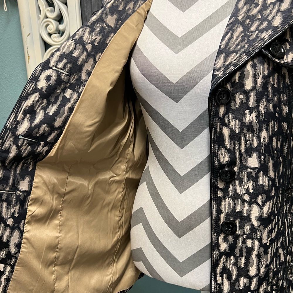 Cache Black And White Patterned Jacket - image 5